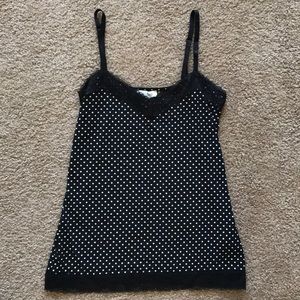 White House Black Market Lace-Trimmed Camisole